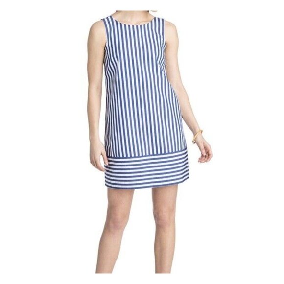 Vineyard Vines Blue and White Striped Dress - Picture 1 of 10